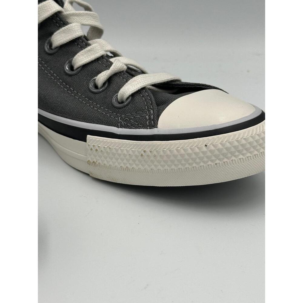 Converse All Star High Top Sneakers in Charcoal Gray & White - Picture 8 of 10